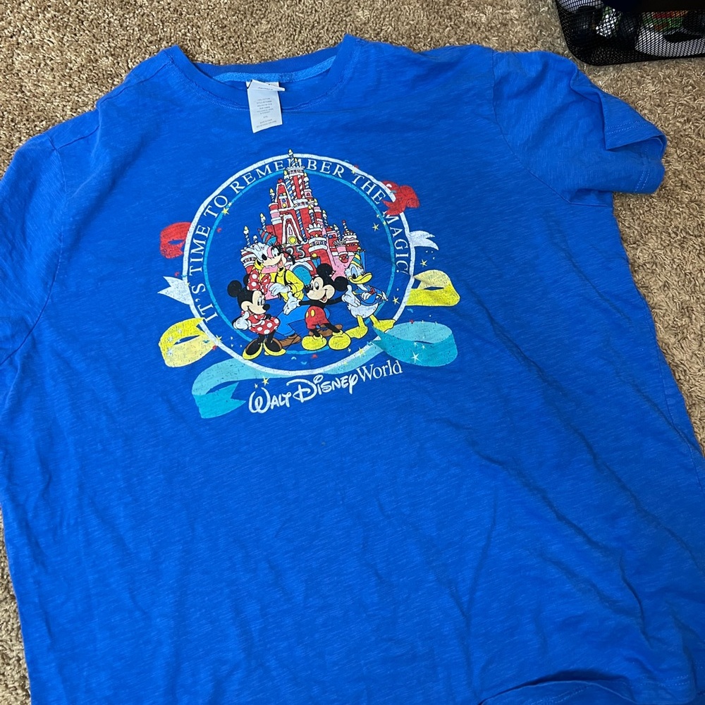 XXL Disney world cake castle shirt